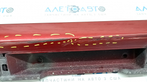 Right threshold Lexus ES300h ES350 13-18 red, scratches, pressed, broken fasteners,