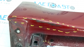 Right threshold Lexus ES300h ES350 13-18 red, scratches, pressed, broken fasteners,