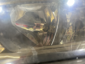 Headlight front left Nissan Rogue 14-16 bare, halogen, driftwood, reflectors climbed