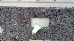 Lower trunk door trim Lexus RX350 RX450h 10-15 beige, scratches, dry cleaning, broken fasteners