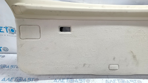 Lower trunk door trim Lexus RX350 RX450h 10-15 beige, scratches, dry cleaning, broken fastener