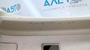 Lower trunk door trim Lexus RX350 RX450h 10-15 beige, scratches, dry cleaning, broken fastener