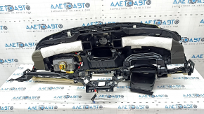 Torpedo front panel with AIRBAG Lexus ES300h ES350 13-18 black with beige, scratches, for cleaning