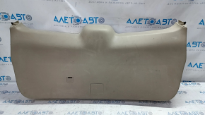 Lower trunk door trim Toyota Highlander 08-13 beige, scratches, abrasions