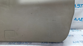 Lower trunk door trim Toyota Highlander 08-13 beige, scratches, abrasions