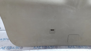 Lower trunk door trim Toyota Highlander 08-13 beige, scratches, abrasions