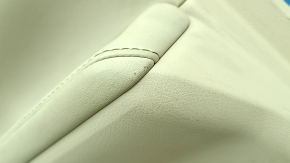Door trim card rear left Lexus ES300h ES350 13-18 beige with black insert leather, armrest beige leather, molding under the tree, butts, whitened plastic, for cleaning
