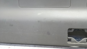 Lower trunk door trim Toyota Prius V 12-17 gray, no lower plug, scratches, whitened plastic