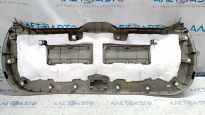 Lower trunk door trim Toyota Prius V 12-17 gray, no lower plug, scratches, whitened plastic