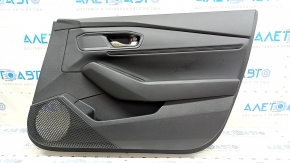 Door trim card front right Honda Accord 23- leather black, armrest leather, dented