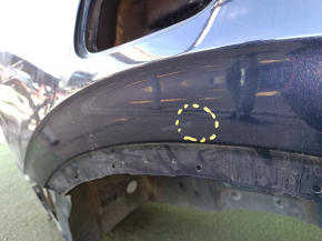 Quarter wing rear right Volvo XC90 16-22 blue, on the body, bumps