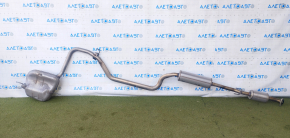 Exhaust line middle and rear part with barrel Honda Accord 23- hybrid dented