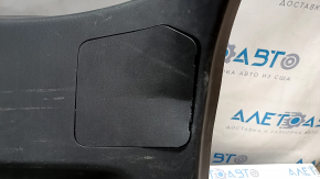 Lower trunk door trim Mazda CX-9 16-23 black scratches, dented plug
