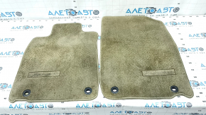 Set of floor mats for Lexus ES300h ES350 13-18 cloth, beige, dry-cleanable