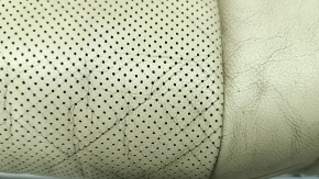 Rear row of seats 2nd row Lexus ES300h ES350 13-18 without airbag, beige leather, perforation, without headrests, scratches, cracked, worn, dented, for dry cleaning
