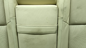 Rear row of seats 2nd row Lexus ES300h ES350 13-18 without airbag, beige leather, perforation, without headrests, scratches, cracked, worn, dented, for dry cleaning