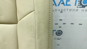 Rear row of seats 2nd row Lexus ES300h ES350 13-18 without airbag, beige leather, perforation, without headrests, scratches, cracked, worn, dented, for dry cleaning