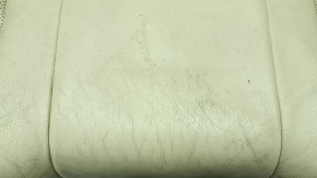 Rear row of seats 2nd row Lexus ES300h ES350 13-18 without airbag, beige leather, perforation, without headrests, scratches, cracked, worn, dented, for dry cleaning