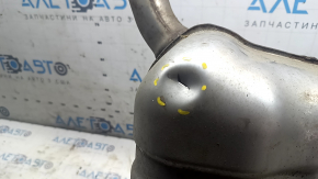 Muffler rear part with barrels Audi Q5 8R 09-17 2.0T sawed off, dented