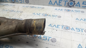 Muffler rear part with barrels Audi Q5 8R 09-17 2.0T sawed off, dented