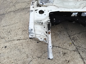 Front right quarter Mercedes GLA 15-20 on the body, white
