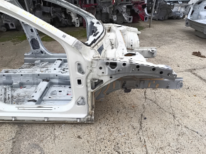Front right quarter Mercedes GLA 15-20 on the body, white