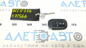 Smart Key Honda Accord 23- 5 buttons, type 2, erased inscription