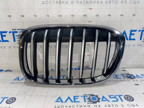 Radiator grill left BMW X1 F48 16-19 X-line gray grill