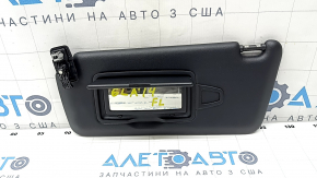 Left visor Mercedes GLA 14-20 for sunroof, for lighting, black, without hook