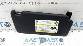 Left visor Mercedes GLA 14-20 for sunroof, for lighting, black, without hook