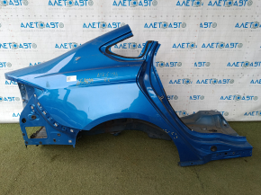 Quarter wing rear right Ford Fusion mk5 13-20 blue, on the body, bumps