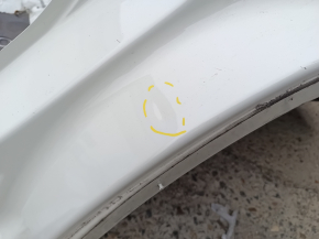 Quarter wing rear left Mercedes GLA 15-20 on the body, white, dent, bump