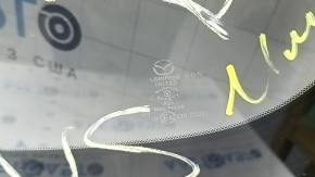 Windshield Mazda CX-9 16 - under the camera, under the rain sensor, air along the edge, sand