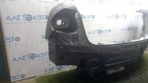 Rear panel VW Passat b7 12-15 USA 2 parts with eyepieces, graphite LD7X