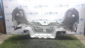 Rear panel VW Passat b7 12-15 USA 2 parts with eyepieces, graphite LD7X
