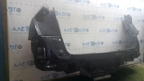 Rear panel Audi Q5 8R 09-17 set 3 parts with eyepieces, black LY9B