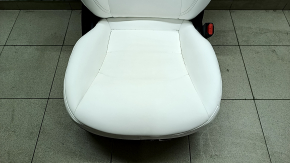 Passenger seat Tesla Model 3 18 - white leather, with airbag, electric, heated, with tensioner, no cover on the button