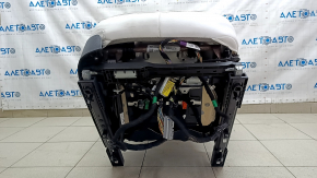 Passenger seat Tesla Model 3 18 - white leather, with airbag, electric, heated, with tensioner, no cover on the button