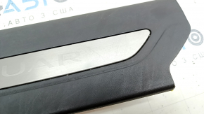 Door sill trim front right Jaguar F-Pace X761 17-20 black, scratches, broken fastening