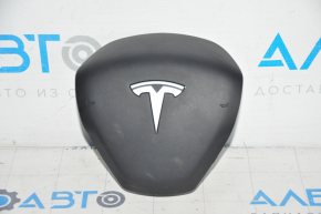 Airbag in the steering wheel driver Tesla Model Y 20 - black, rusty pyropatron