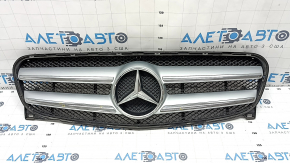 Radiator grill assembly grill Mercedes GLA 15-17 with emblem, sand