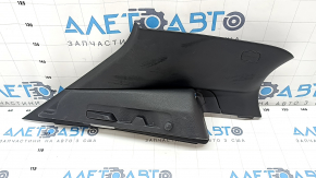 Upper left rear pillar trim Mercedes GLA 15-20 black, without speakers, scratches, worn