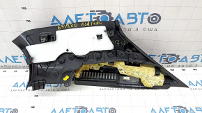 Upper left rear pillar trim Mercedes GLA 15-20 black, without speakers, scratches, worn