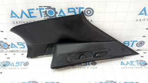 Upper right rear pillar trim Mercedes GLA 15-20 black, without speakers, scratches, worn