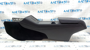 Console center armrest and cup holders Tesla Model 3 21- leather black, without wiring, scratches