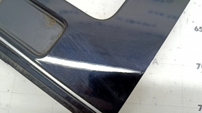 Jaguar F-Pace X761 17-20 center console trim glossy black, chrome, chrome swelled, scratches