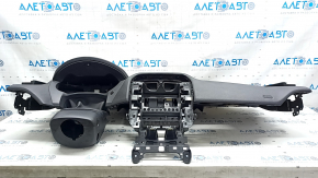 Torpedo front panel with AIRBAG Jaguar F-Pace X761 17-20 black, rusty pyropatron