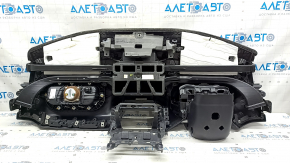 Torpedo front panel with AIRBAG Jaguar F-Pace X761 17-20 black, rusty pyropatron