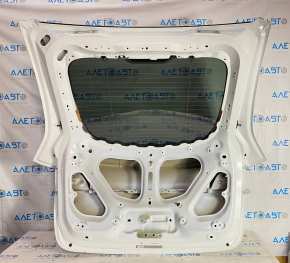 Tesla Model Y 20 bare trunk door with glass - white PPSW, dent