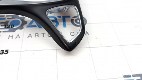 Mercedes GLA 14-20 steering wheel trim black with chrome, peeling coating